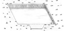 Descripción: Estanque rústico